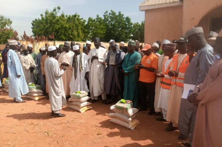 Nema Sema Distribute Relief Items To Flood Victims