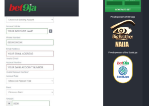 how to withdraw from Bet9ja