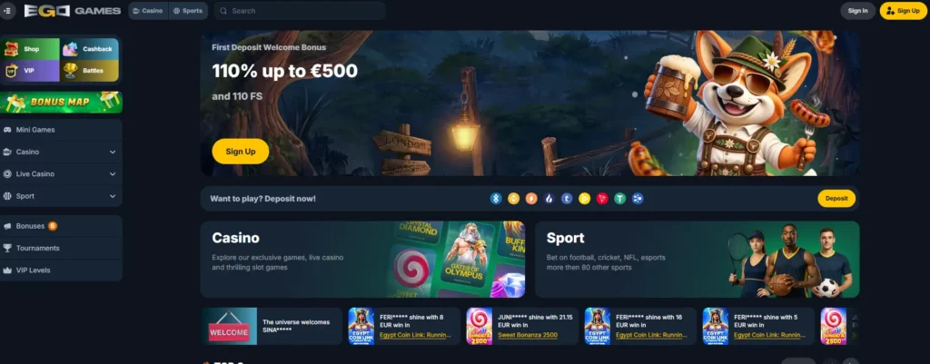 EgoGames Casino