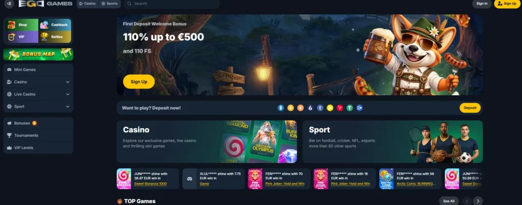 europski online casino EgoGames