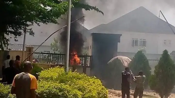 Okada Riders Invade FCT Estate, Burn Houses Over Colleagues’ Death 1 Okada Riders Invade FCT Estate