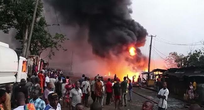 Delta Tank Farm Fire: Local Divers Recover 5 Bodies 1 explosion