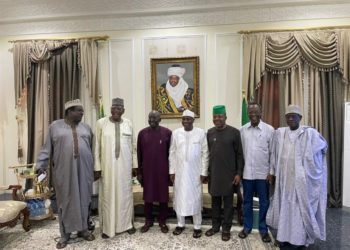 PDP Primaries: Ayu Calls Tambuwal ‘Hero Of Convention’ As Atiku, Fintiri Visit Sokoto Gov