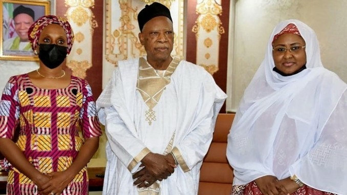 Aisha Buhari, Tallen, Osinbajo’s Wife Storm APC Secretariat 1 Apc aisha osinbajo