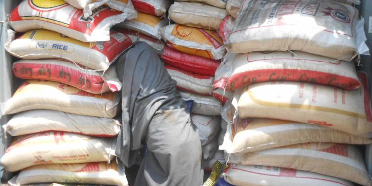 Customs Seizes Foreign Rice