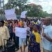 BREAKING: Lagos APC Members Protest Alleged Imposition Of Candidates