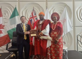 Olu Of Warri Presented With Key To Brampton City