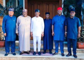 JUST-IN: PDP Senate Caucus Meets Wike In Rivers