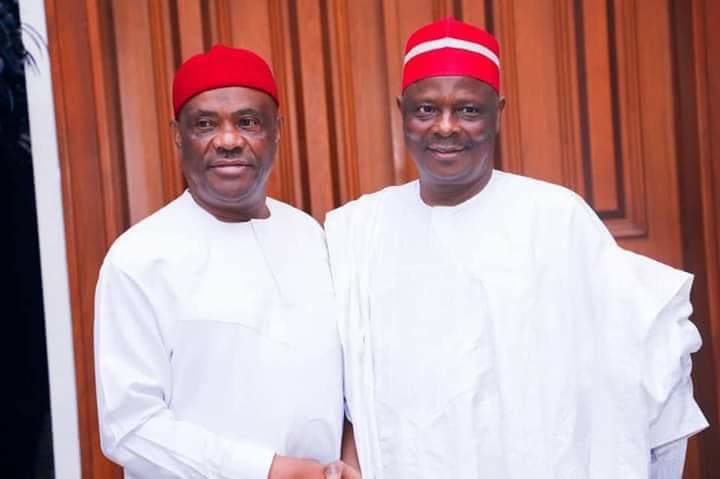 Wike Wears Symbolic 'Kwankwasiya' Red Cap To Receive Kwankwaso In Rivers 1 IMG 20220624 WA0024