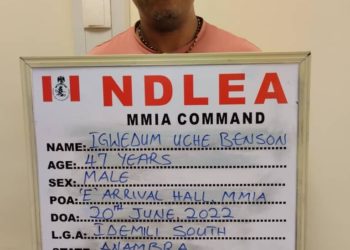 NDLEA Nabs Brazilian Returnee With Cocaine In Private Part