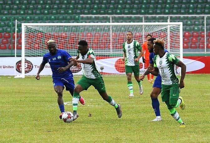 2023 AFCON Qualifier: Peseiro Records First Win As S'Eagles Beat S'Leone 1 Nigeria vs serria leone