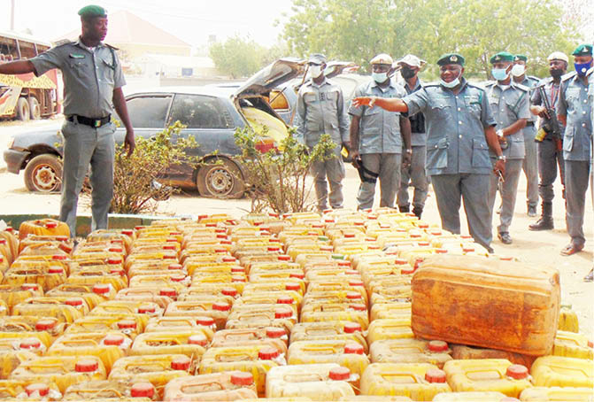 325,950 Litres Of Smuggled PMS Enroute Benin Republic Intercepted In Lagos 1 PMS