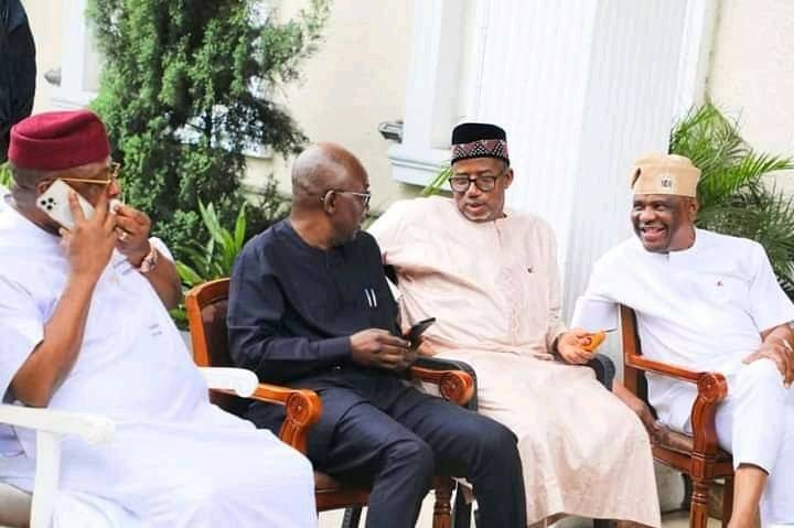 Bauchi Gov, PDP Chieftain Orbih Meet Wike In Rivers 1 bala meets wike