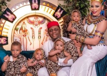 Finally, Fani-Kayode Allows Enstranged Wife, Precious, To Visit Their 4 Children