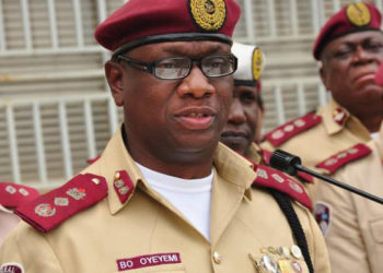 Oyeyemi Gets Showers Of Praises For Reforming FRSC