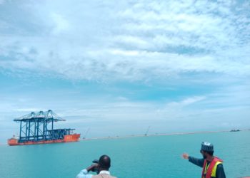JUST-IN: NPA Receives First Vessel At $1.5bn Lekki Deep Seaport 