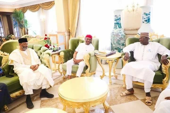 PDP Kano, Katsina Guber Candidates, Ex-Gov Yari Meet Wike In Rivers 1 IMG 20220719 WA0013