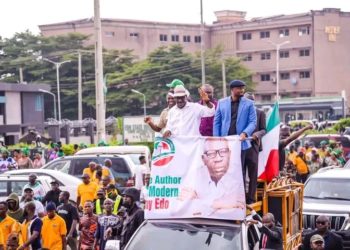 Obaseki Praises Shaibu For Tackling Security, Flooding Challenges In His Absence 
