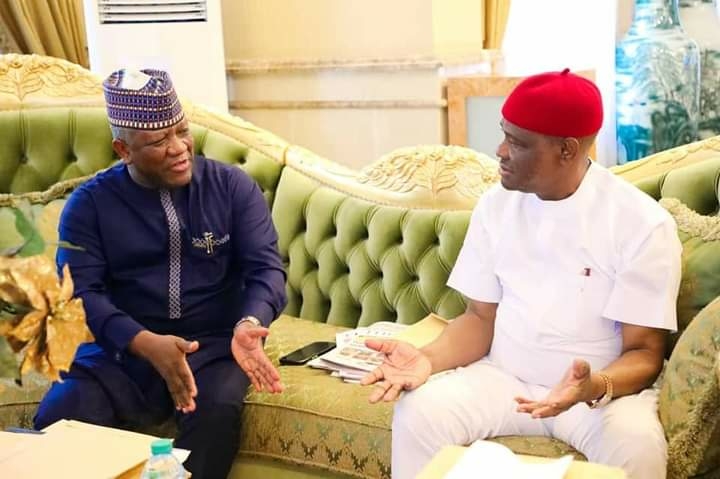 Ex-Zamfara Gov, Yari, Meets Wike In Rivers 1 WhatsApp Image 2022 07 19 at 3.15.46 PM