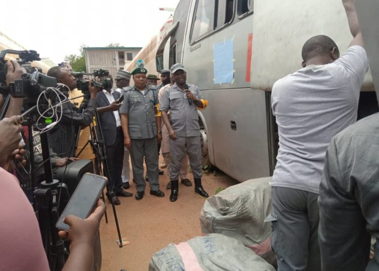 Customs Seizes Luxury Bus