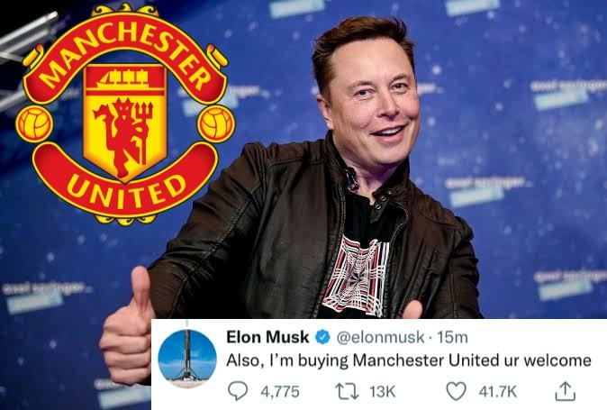 I'm Joking About Buying Manchester United, Says World Richest Man Elon Musk 1 Elon Musk