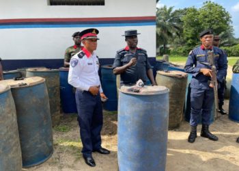 OPDS Hands Over Intercepted 23 Drums Of Diesel To NSCDC In C’River 