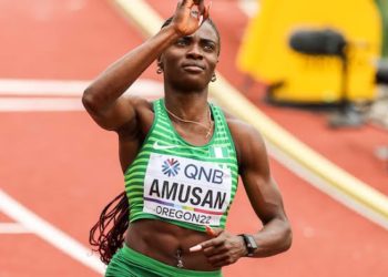 JUST-IN: Amusan Makes History, Wins 100m Hurdles Gold At C’Wealth Games
