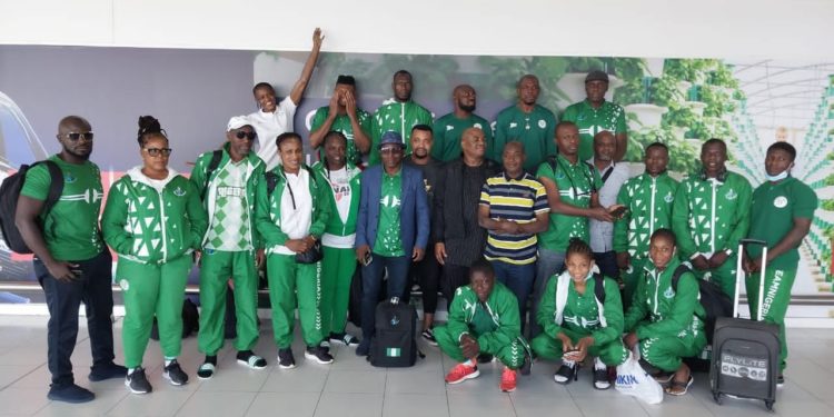 Buhari celebrates team Nigeria