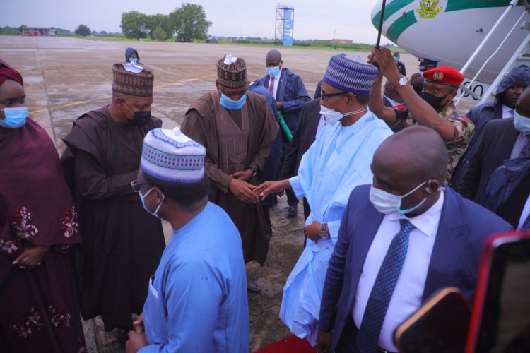 President Buhari in Borno