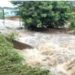 Motorists, Commuters Groan As Flood Overflows Bridge In Oyo