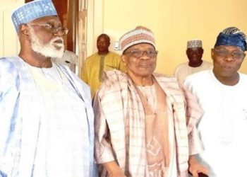 BREAKING: Obasanjo Visits Babangida, Abdulsalami In Niger