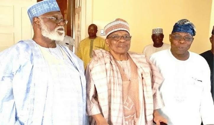 BREAKING: Obasanjo Visits Babangida, Abdulsalami In Niger 1 obj visits ibb