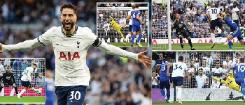 EPL: Substitute Son Heung-min Scores a Hat-trick In Just 14 Minutes To Steer Spurs Towards Victory