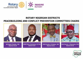 Rotary Committees Inaugurate National Peacebuilding, Conflict Prevention In Nigeria