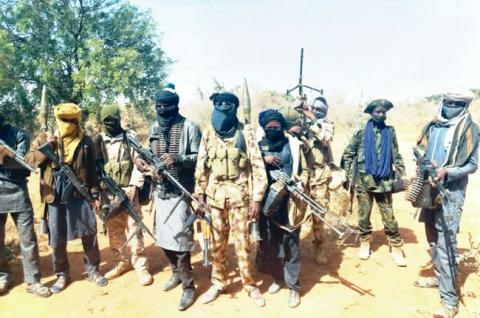 Bandits Collect Rice AND Beans As Ransom In Kaduna 1 A group of bandits 650x430 1
