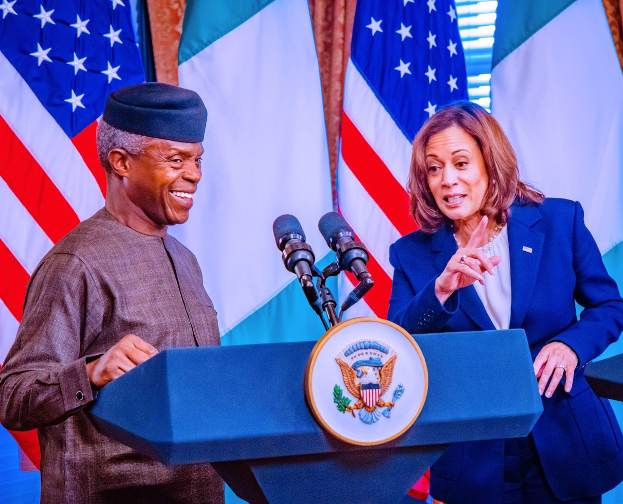 Nigeria, US Can Synergise On Climate Change, Global Challenges, Osinbajo Tells Harris