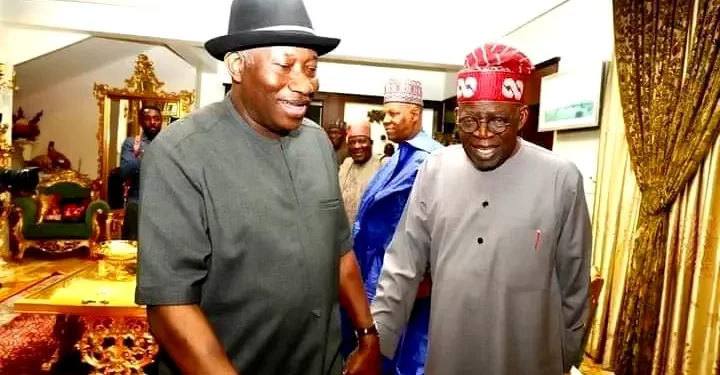 PDP Lampoons APC, Tinubu Over Visit To Jonathan 1 Johanthan tinubu 720x375 1