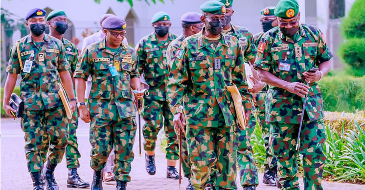 Military Bombard Terror Kingpin’s Enclave In Zamfara 1 Nigeria security heads
