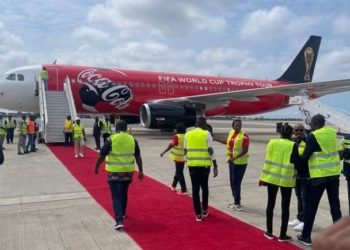 FIFA World Cup Trophy Arrives  Ghana For 2-day Tour