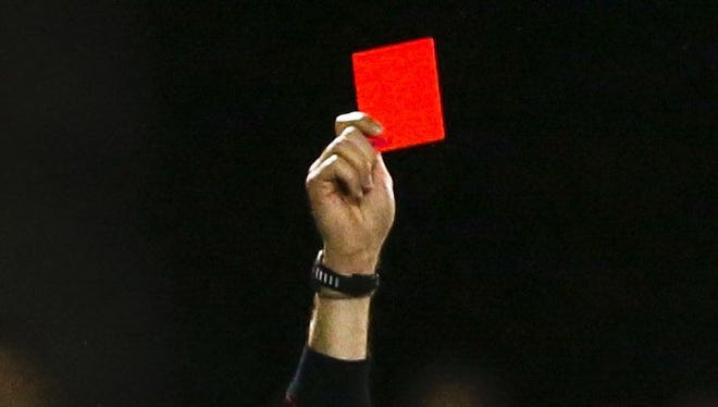 When A Goalkeeper Was Shown A Red Card Before A Match Started 1 red card