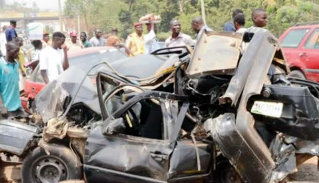 11 Persons Die In Ogun Multiple Accidents 1 An accident scene jpg
