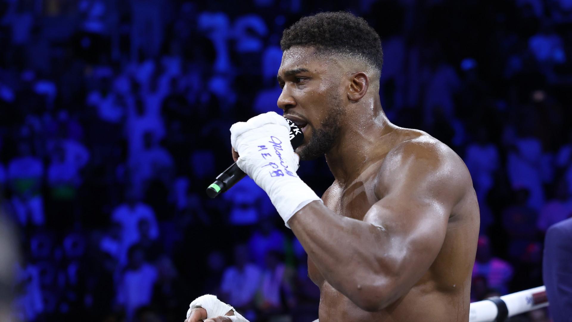 Boxing: Anthony Joshua Confirms Next Fight Date