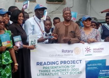 Reading Culture: Rotary Club Donates 300 Literature Books To Abuja School