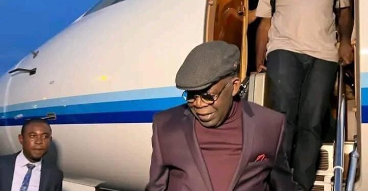 tinubu returns to nigeria