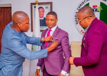 IHRC Decorates NCPC Boss With Gold Lapel