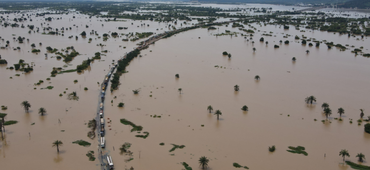 Houses submerged by flood along Kogi-Lokoja express way