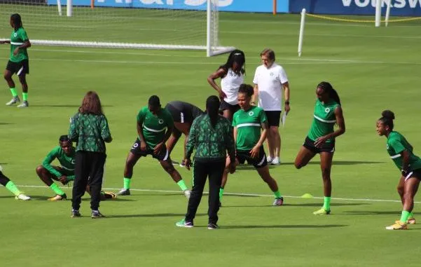Kanu, Mbadi, Others Swell Super Falcons Camp In Kobe To 19 Players 1 Super Falcons Training