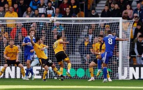 ...Leicester Rout Wolves To Jump Out Of Relegation Zone 1 TELEMMGLPICT000313750891 trans NvBQzQNjv4BqBoAHBNnsOk47ZzuFbgUwCrQBMGlqc4ZbUgb735iCRYE