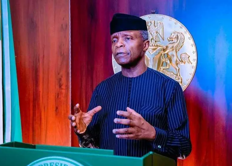 Vice president Professor Yemi Osinbajo