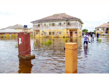 Gory Sight As Flood Ravages Bayelsa, Exhume Corpses From Submerged Cemeteries